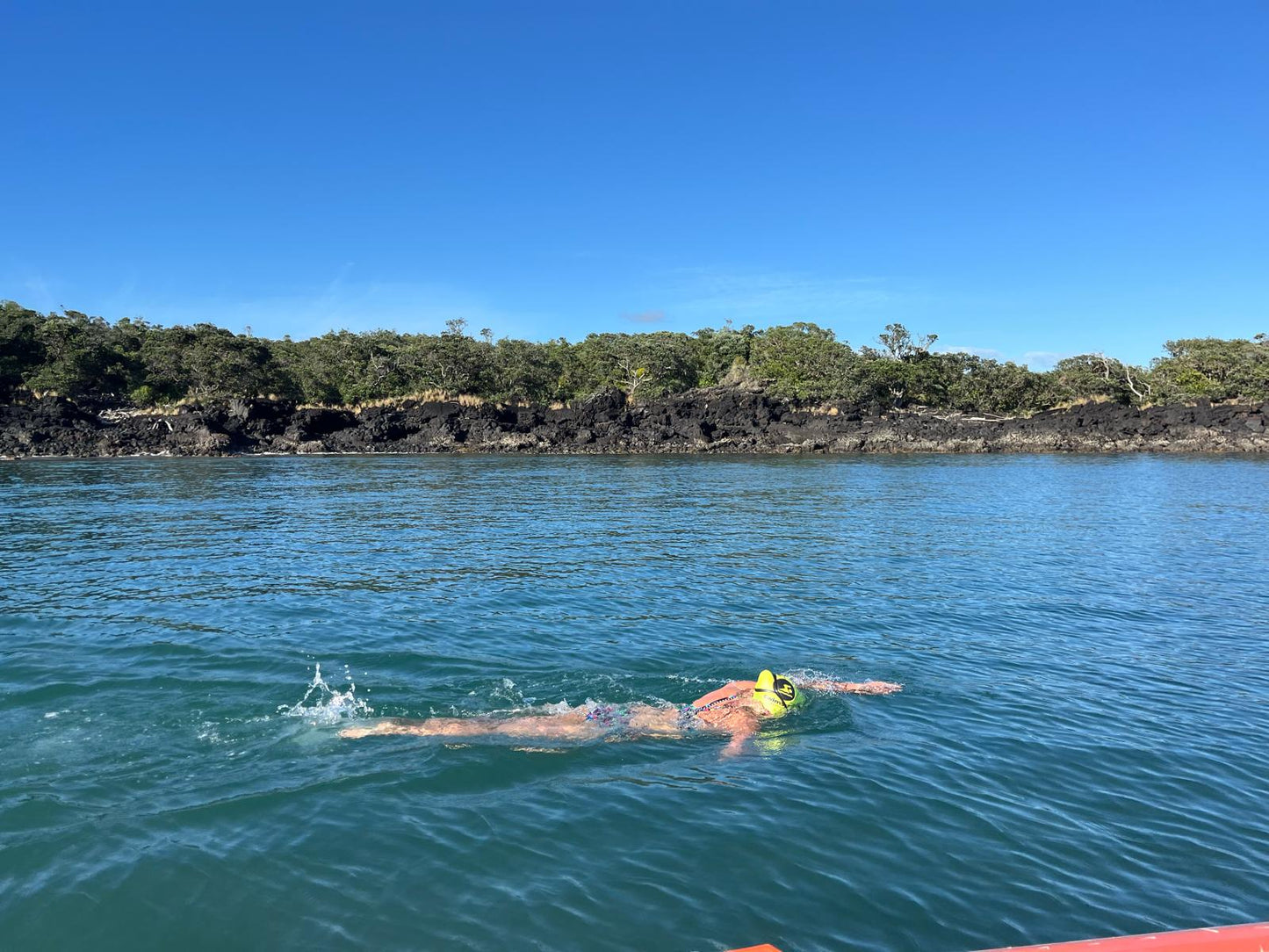 SOLO SWIM RANGITOTO ISLAND 20km